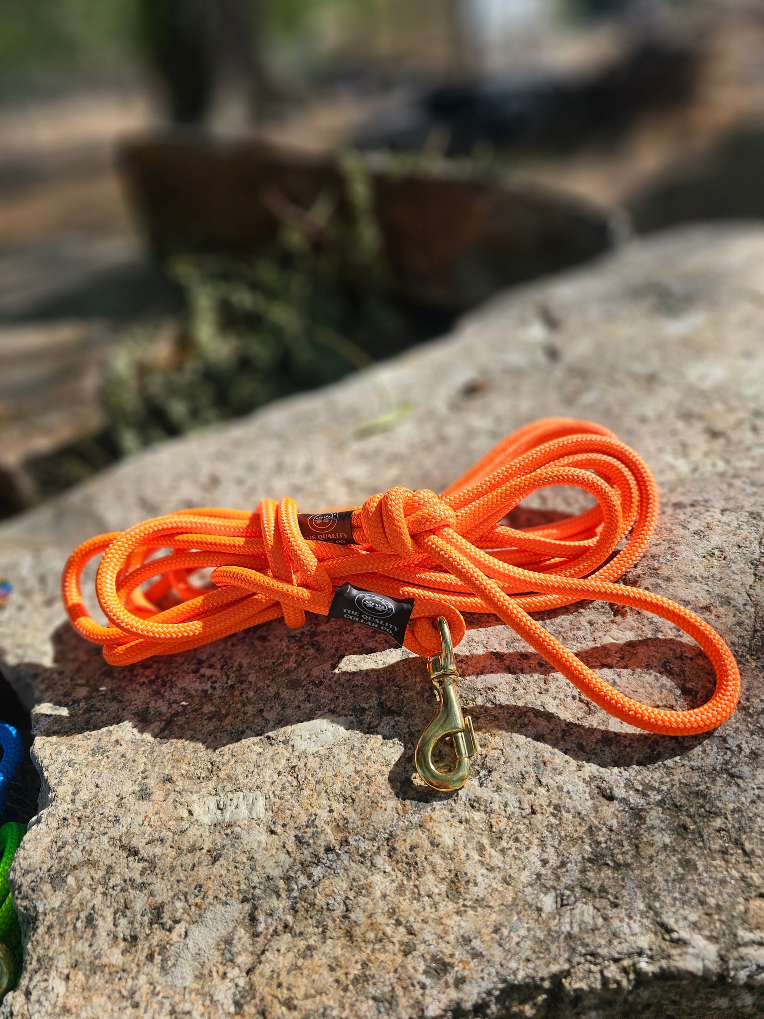 Soft Rope *Long Line* with Snap Hook – The Quality Collar Co.